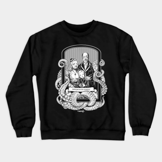 Lovecraft Innsmouth Family Crewneck Sweatshirt by EmptyIs